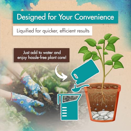 1 Gallon Organic Fish Emulsion Fertilizer for Plants - Ideal Liquid Fish Fertilizer for Plants, Flowers, Fruits & Vegetables, 2-3-1 NPK - Sustainably Sourced and Hydrolyzed for Steady Growth