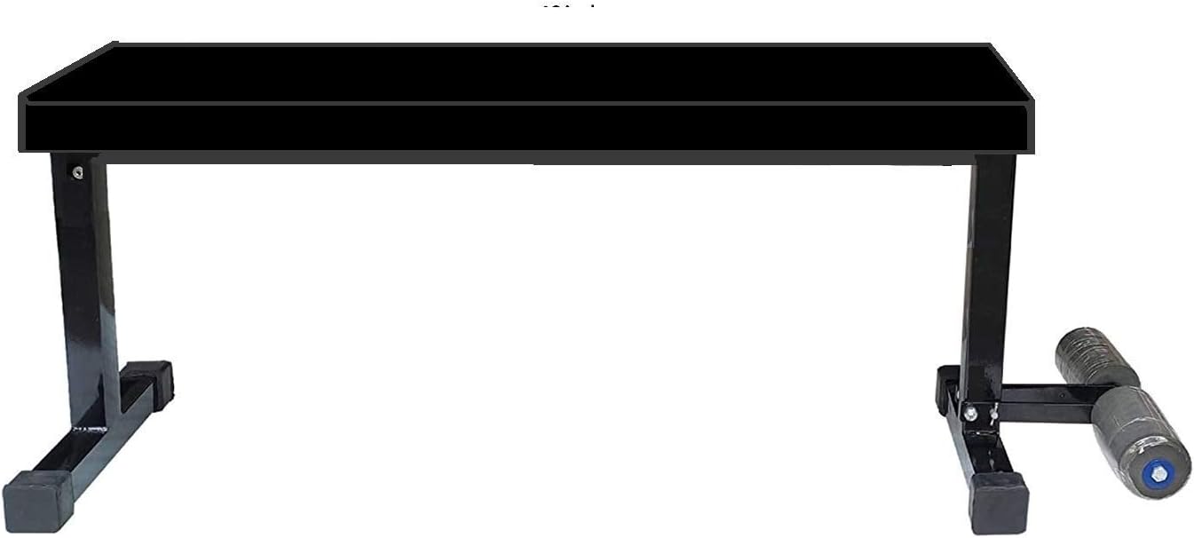 Heavy Duty Flat Bench - Model No 200 Delux Model Exclusive (Black, Max Weight Upto 200 Kg)