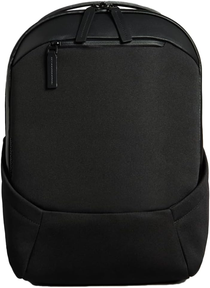 Troubadour Apex Compact Backpack 3.0 – Ultimate Work & Travel Laptop Backpack – 15″ Padded Laptop Pocket – Waterproof, Lightweight, Spacious – Innovative Pockets – Made From Recycled Materials – Black