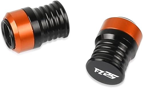 Common for Yamaha FZ25 FZ 25 2017 2018 Motorcycle Vehicle Wheel Tire Valve Stem Caps Covers Universal Cycle (Color 6, Size Normal)