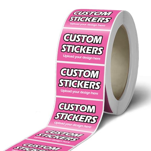 Custom Your Own Design Waterproof Stickers Roll (100-10000 Pcs/Roll) for