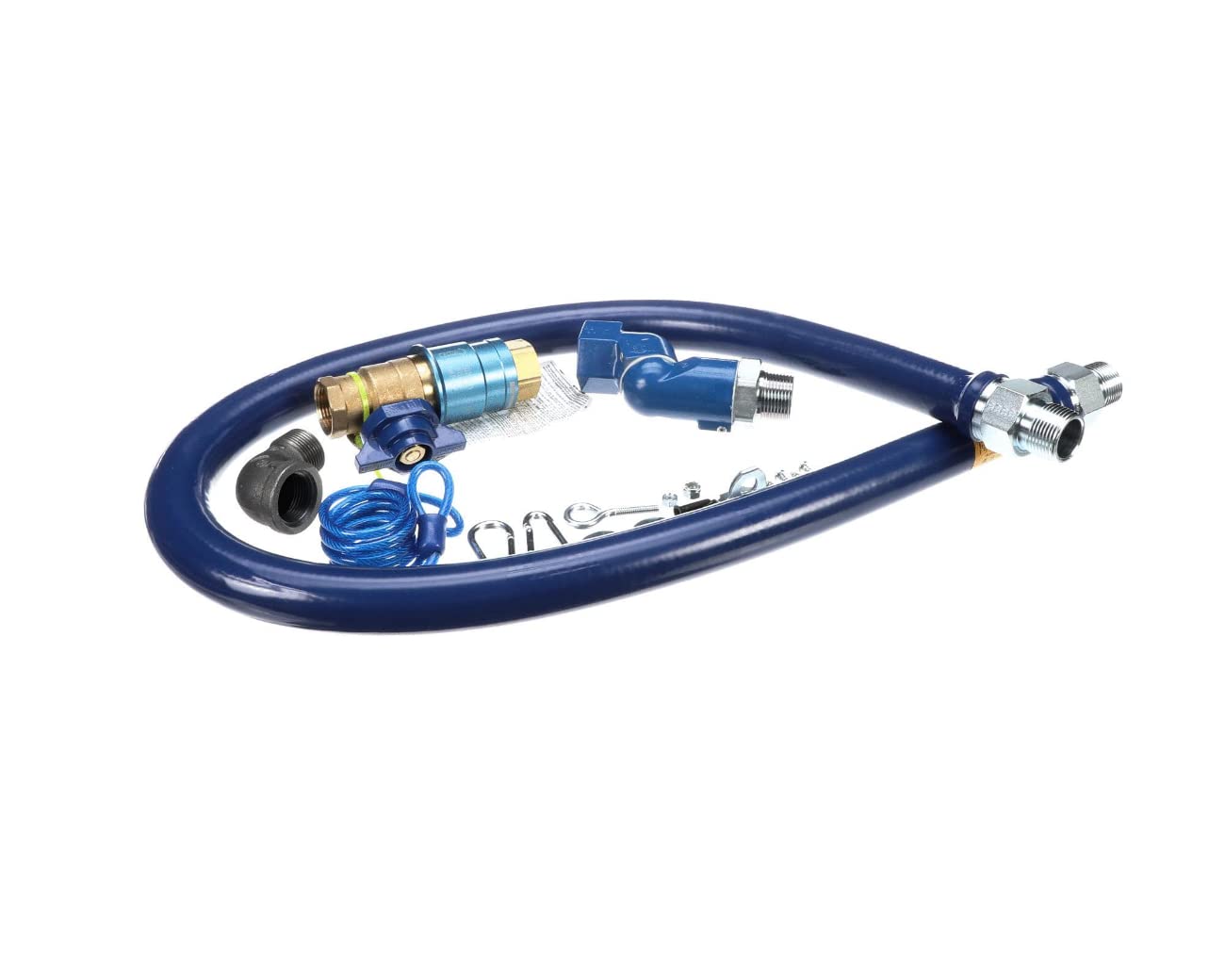 Dormont 1 Dia., 60 Blue Hose, Safety Quik, Swivel Max, 1