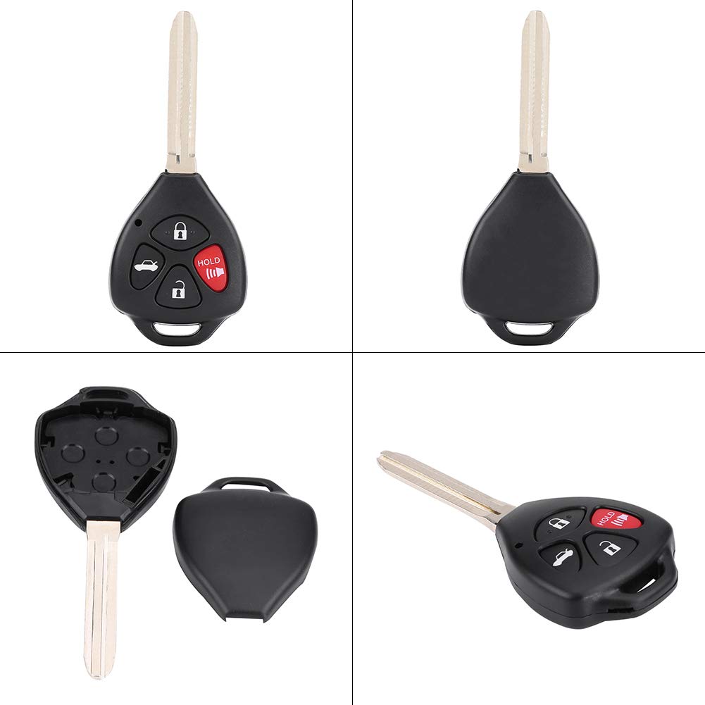 Guscio Portachiavi Telecomando Auto Per Toyota Corolla, Camry, RAV4 – Custodia Sostitutiva Con Lama Grezza - 3