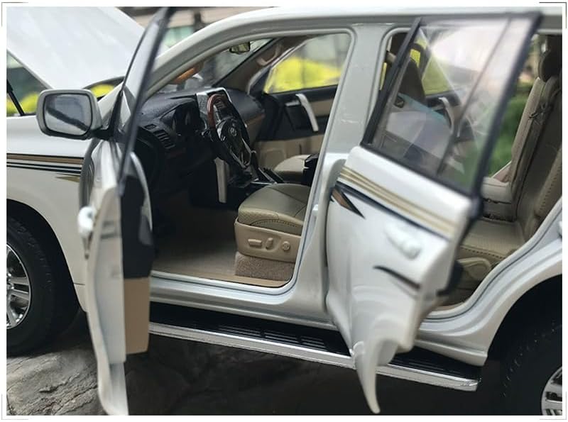 Miniatura 5 de FloZ Para Toyota para Land Cruiser para Prado para LC150 SUV Encaje blanco Versión estampada Asiento no ajustable Camión 118 Modelo preconstruido