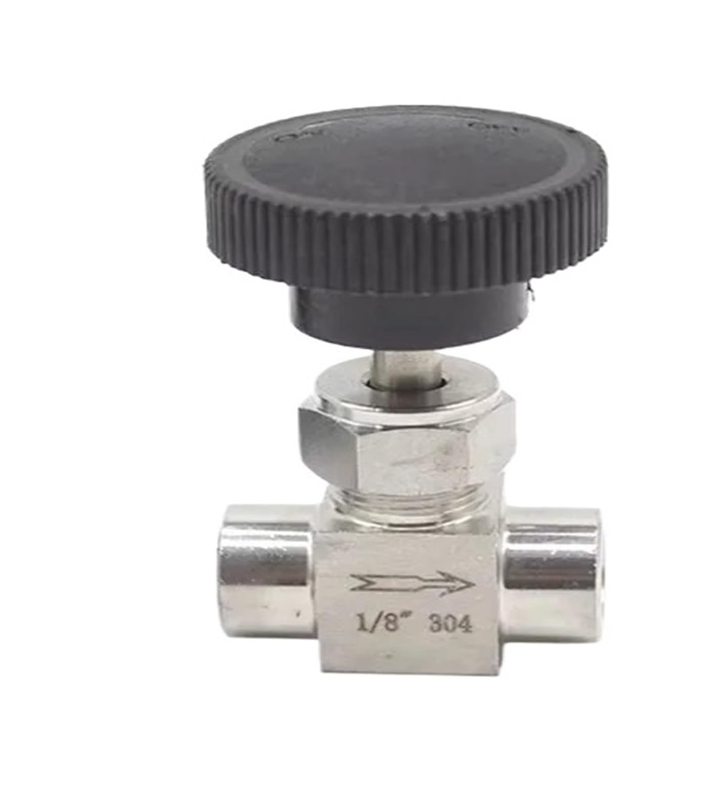 Nadelventil SS304 1/8" 1/4" 3/8" 1/2" Gleiches Innengewinde, Edelstahl, Durchflussregelung, Absperrnadelventil(3/8")