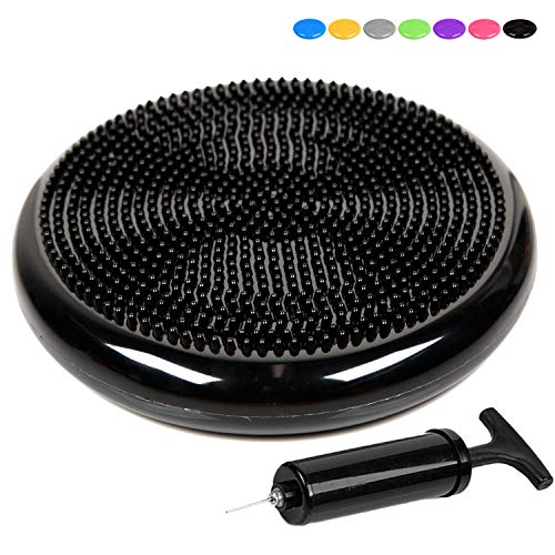 PROMIC Stability Wobble Cushion with Hand Pump, Stability Core Trainer for Home or