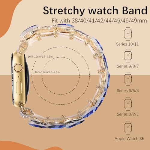 Bracelet Apple Watch extensible chic pour vos soirées et réunions - 4