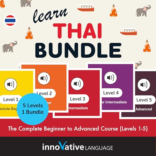 Learn Thai Bundle: The Complete Beginner to Advanced Course (Levels 1-5) Titelbild