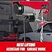 Happybuy Electric Hoist, 1320 lbs Lifting Capacity, 1150W 110V Electric Steel Wire Winch with 14ft Wired Remote Control, 40ft Single Cable Lifting Height & Pure Copper Motor