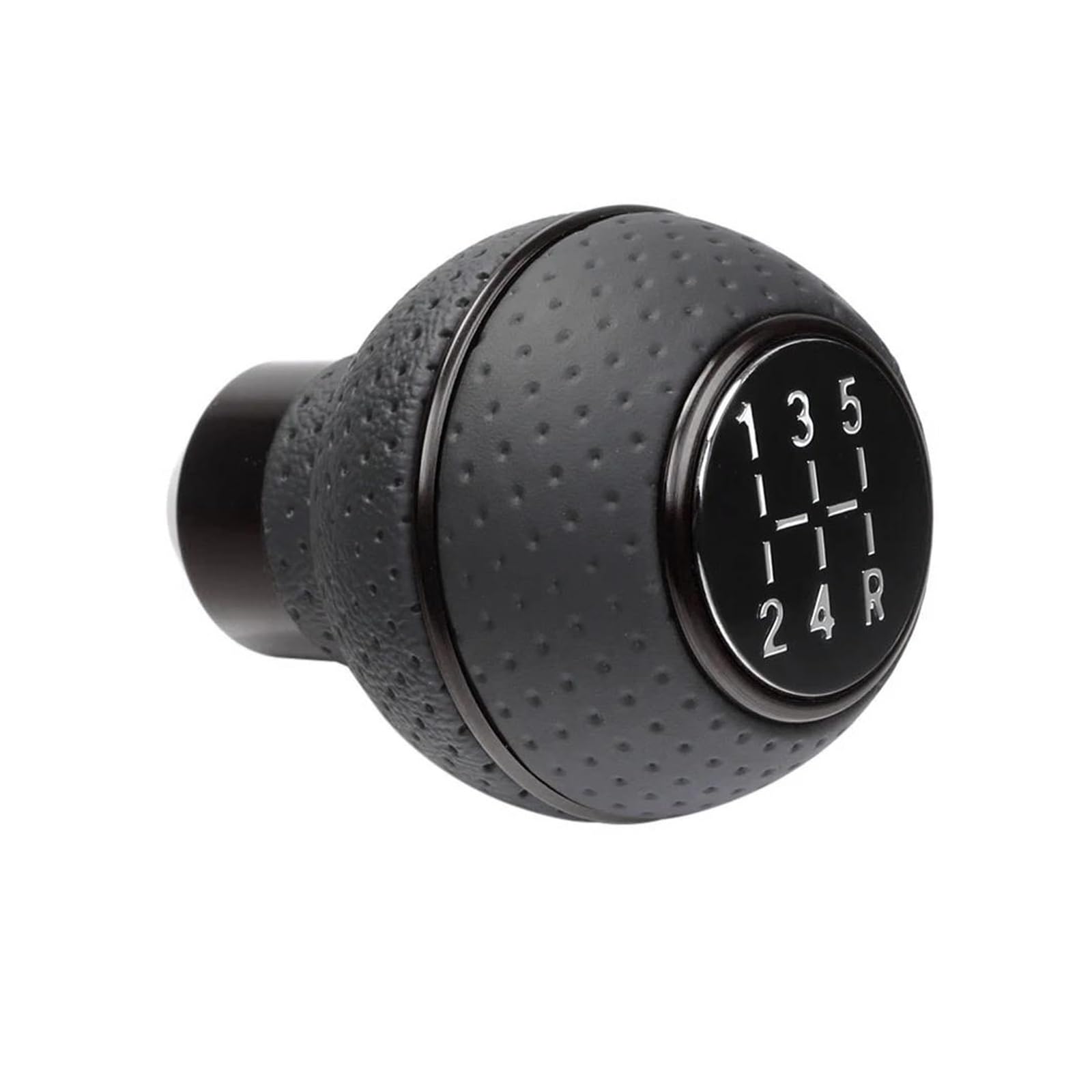 HXVGEGKPYK Gear Stick Knob 5 Speed Shift Knob Gear Stick Leather Shifter Lever Shifting Transmission for Most Manual Cars Trucks SUV Vehicle Gear Lever Knob(Black Ring)
