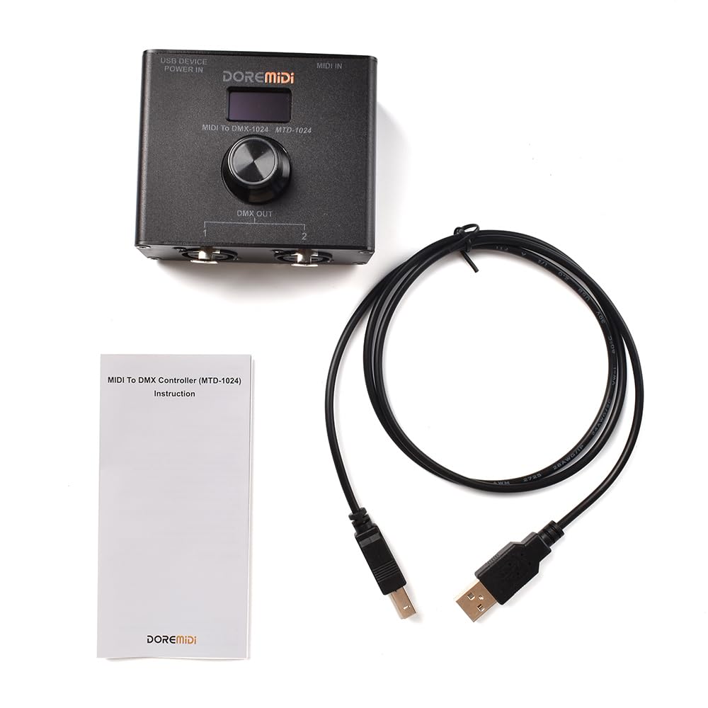Amazon.com: DOREMiDi MIDI To DMX Controller (MTD-1024) Can Convert