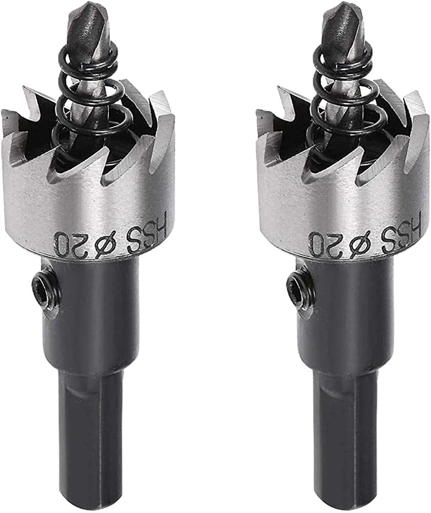 VENEKETY 2 Pcs 20mm HSS Drill Bit Hole Saw Cutter,HSS Hole Saw Kit, Hole Saw Drill Bit Set (B0C45ZL33C) Amazon Price History, Amazon Price Tracker
