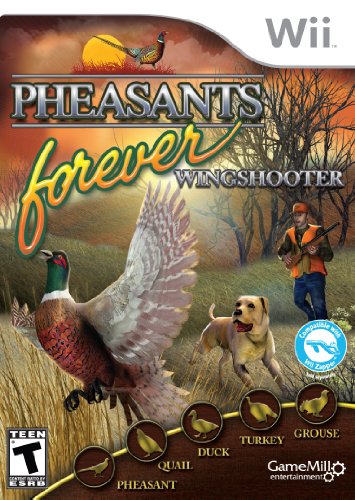 Jeu WII Pheasants Forever import Nintendo rétrogaming tir simulation