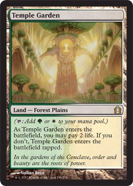 寺院の庭/Temple Garden RAV英語foil Amazon.com: Magic: the Gathering - Temple Garden (248