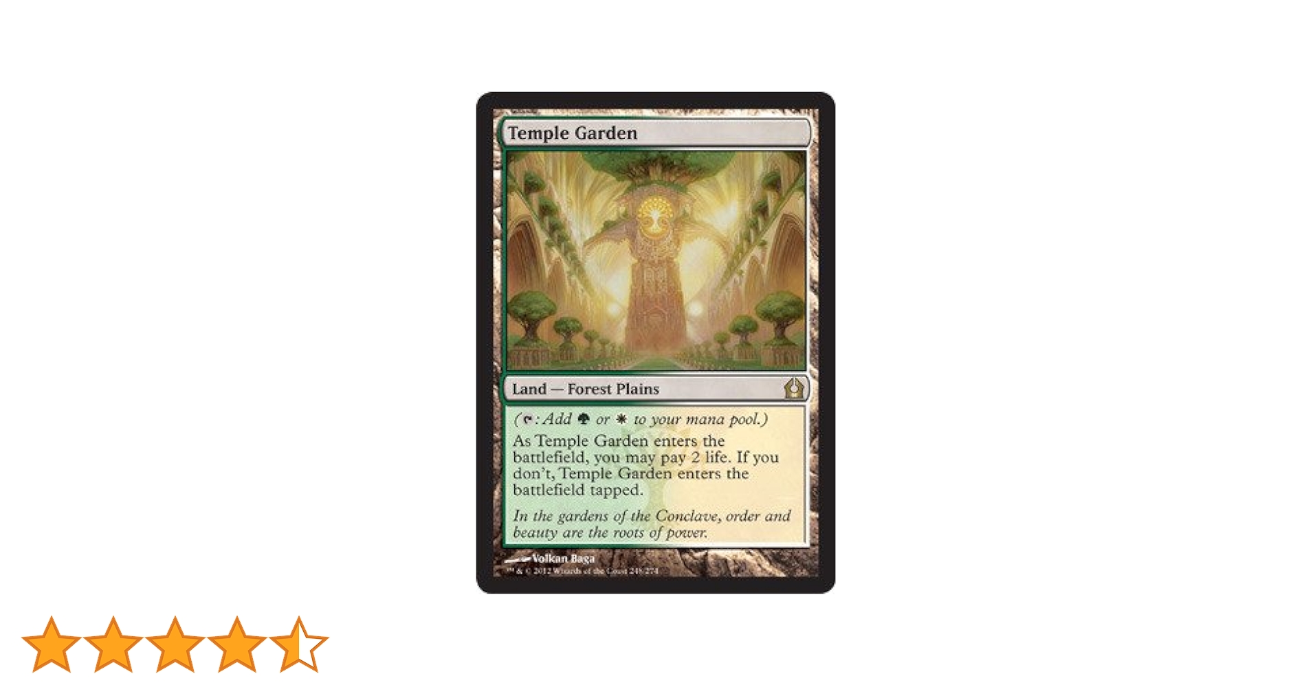 MTG 寺院の庭 EXP 英語 foil Temple Garden Temple Garden