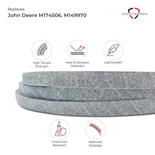 Image of MightyRugged M174506 M149970 Snow Blower Belt for John Deere X300 X500