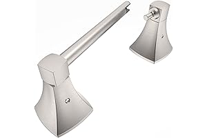 Brushed Nickel Toilet Paper Holder Bathroom Pivoting
