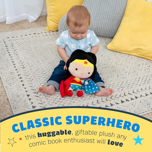 Image of Kids Preferred DC Comics Wonder Woman Soft Huggable Stuffed Animal Cute Plush Toy for Toddler Boys and Girls, Gift for Kids, 11.5 inches