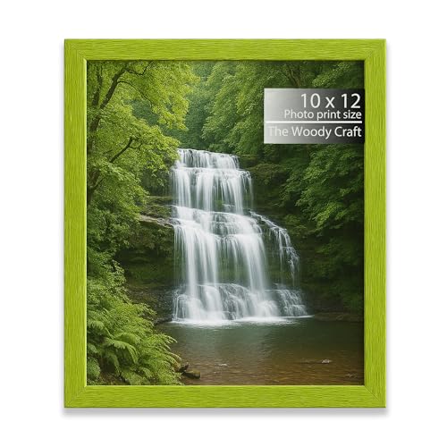 Image of Photo Frame 10x12 inch | Green Photo Frame For Wall Bringing Fresh Looks | Wall Photo Frames For Home Decoration | Wooden Frame With Smooth Surface | Photo Frames Online For Modern Homes