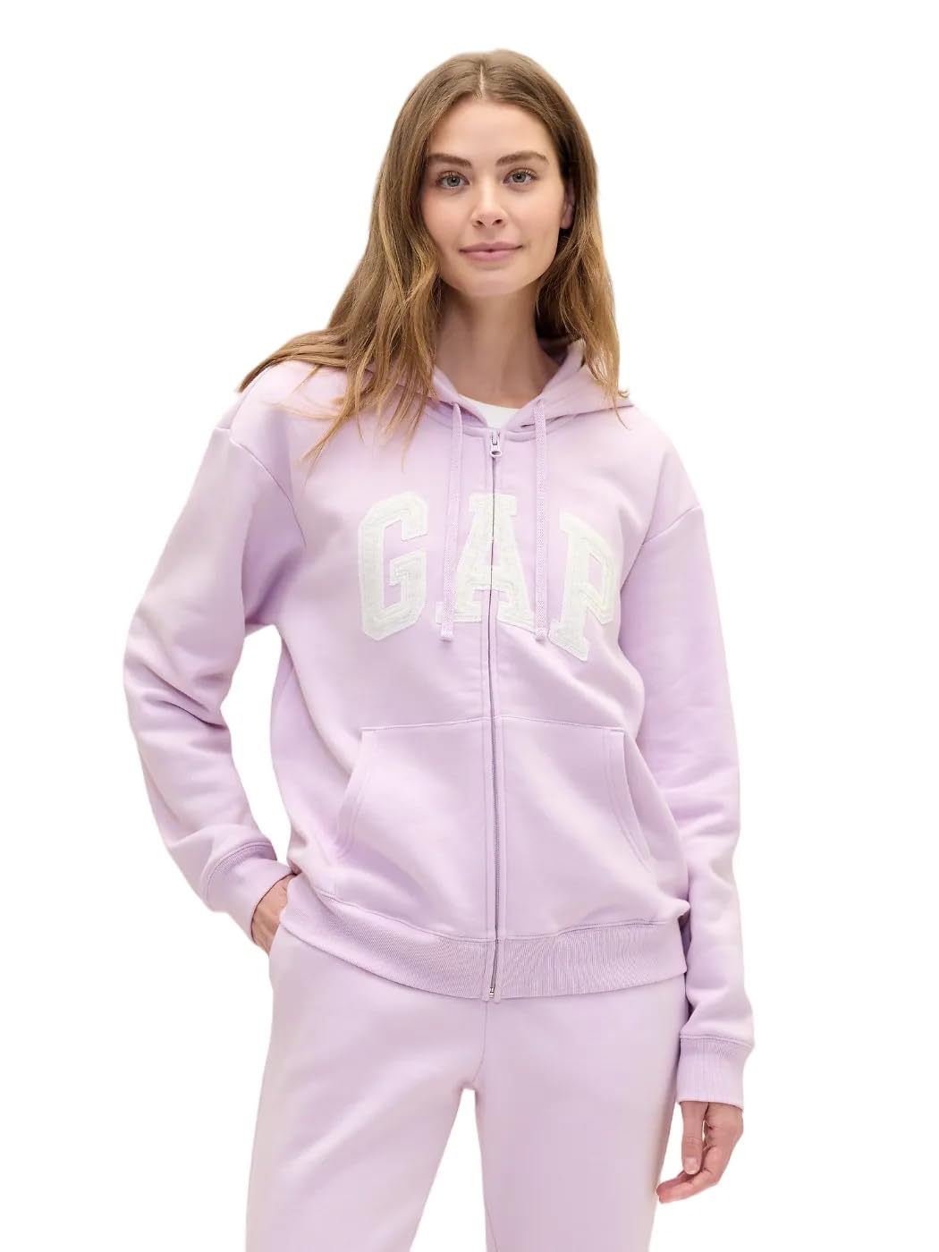 GAP Women's Logo Hoodie Hooded Full Zip Sweatshirt
