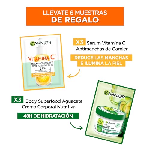 Variante de Garnier crema antimanchas Pack Fluido SPF50+ 50 ml + Sérum 30 ml