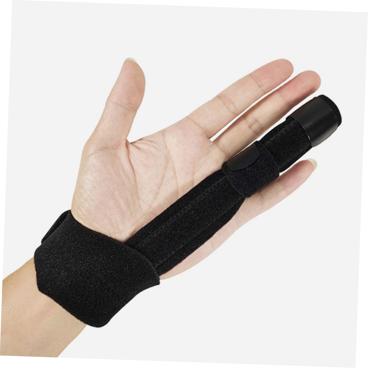 Beavorty Finger Brace Protective Sleeve Splint Strap Fixation Brace Nighttime Support