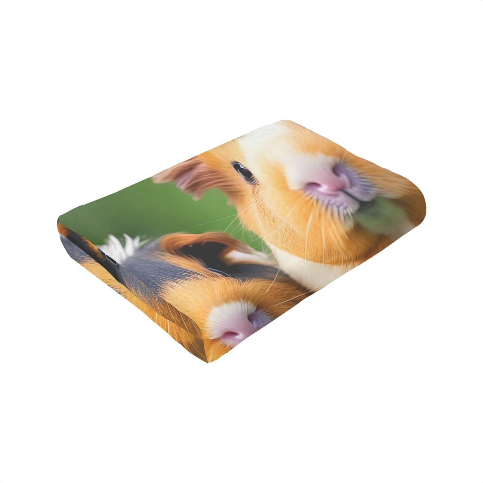 Meerschweinchen-Decke Aus Mikrofaser – Gewellt, Superweich, Für Kinder & Erwachsene