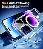 [12FT Military Shockproof]TORRAS for iPhone 14 Pro Case for MagSafe [20W Safe & Fast Charging] [Slim Fit Velvety Touch] [Titanium Action Button] Thin Matte Magnetic Case for iPhone 14 Pro Cover Clear - Image 6