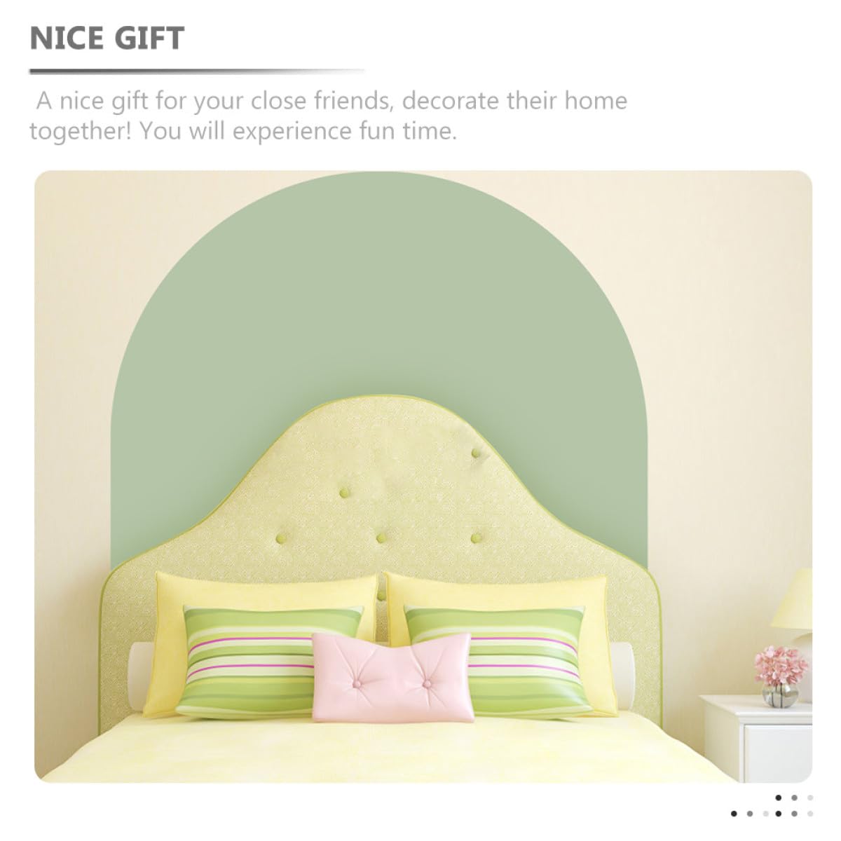 Calcomanía de Pared Moderna PVC Adhesiva para Salón Hogar