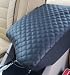 it's us Black Leather Center Console Lid Cover Armrest Protector Decoration for Honda Accord 2013 2014 2015 2016 2017
