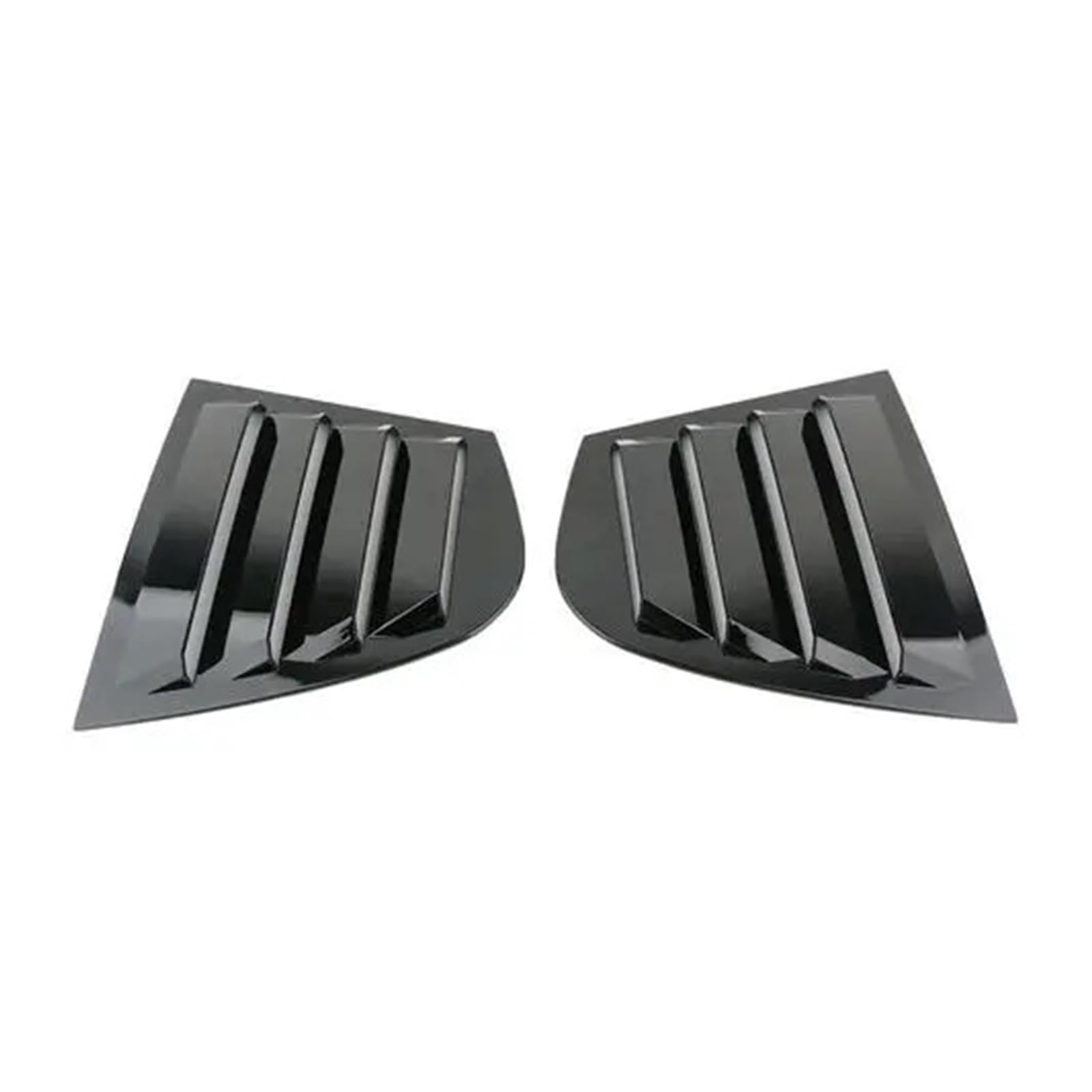 2pcs Rear Window Louvers Decoration Compatible for BMW E90 Serie 3 2006-2012 Spoiler Panel Side Tuyere Louver Vent Car Stickers