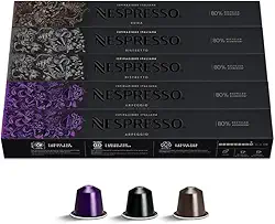 Nespresso Cápsulas de Café Intenso - 50 Cápsulas