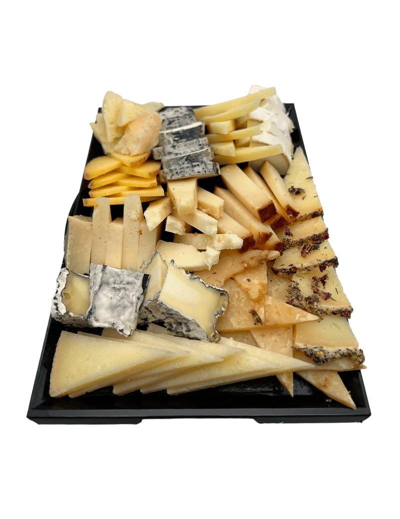 Tabla de Quesos Nacionales Gourmet | Selección Exclusiva de 900gr de queso cortado | Variedades Artesanales y Sabores Auténticos | Ideal para Maridar con Vinos y Realzar Cualquier Ocasión Especial