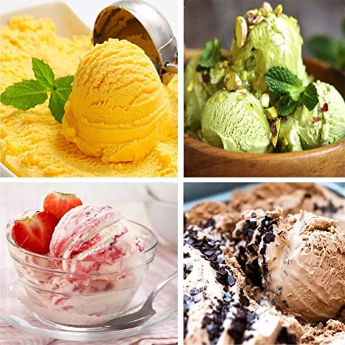 ATAAY Softeismaschine Topping Dispenser, Slush-Eismaschine mit Zwei Bechern für Zuhause, maschinenabnehmbarer… – Bild 5