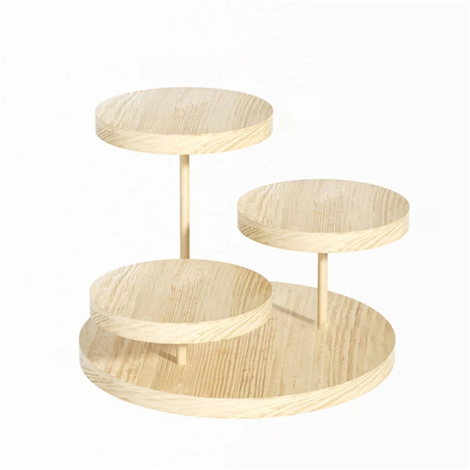 QuxetlRyz Perfume Organiser Display Risers Wooden Display Riser Stand Removable Holder Rack Doll Clay Figurine Blind Box Perfume Makeup Storage Shelf