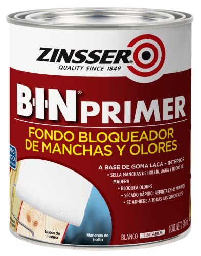 La Mejor Selección de Imprimaciones los preferidos por los clientes. 41 Rust Oleum 332237 Zinsser BIN Primer Imprimante Blanco Mate Brochable 946 mL