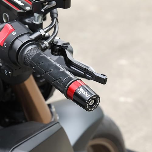 Miniatura 2 de Tapas de enchufe para manillar con extremos de manillar compatibles con Honda Monkey 125M 125MA 2019-2023  Almohadilla de equilibrio de motocicleta