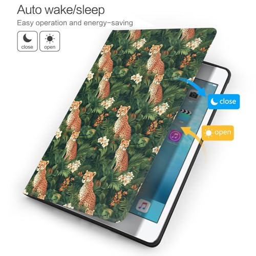Protection iPad 9e génération léopard pour éviter les rayures avec étui folio - 3
