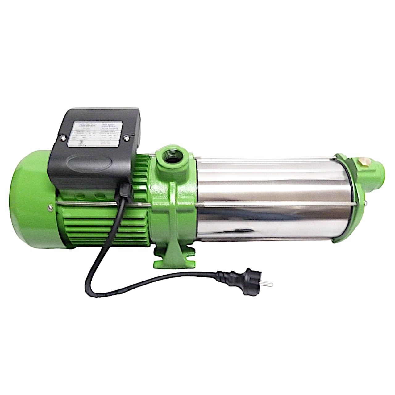 Pompe centrifuge 1,5 kW 8400 l/h 8,5 bar en acier inoxydable avec roues à aubes en acier inoxydable