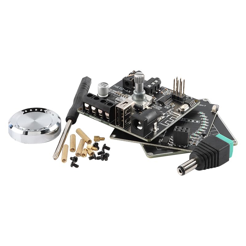 XY-D15H 10W-20W Stereo Blue Tooth Audio Amplifier Module 8-24V Input 20Hz-20kHz 90dB SNR - LED Spectrum Sync for DIY Projects