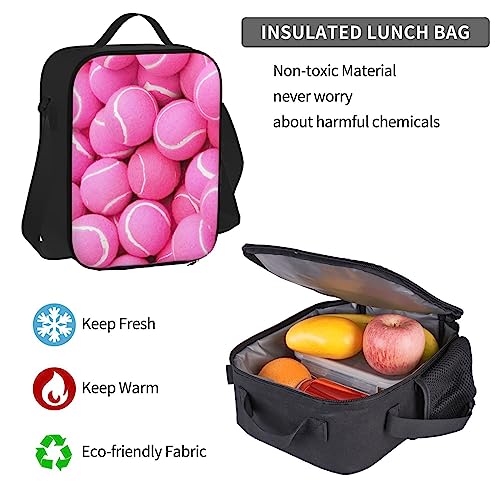 Sac à dos résistant à l'eau OdDdot avec lunch bag imperméable rose - 7