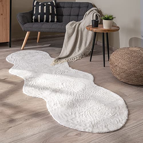 Paco Home Waschbarer Teppich Wohnzimmer Schlafzimmer Kurzflor rutschfest Modern Flauschiger...