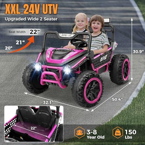 Hikole 24V Ride On Toys for Big Kids, XXL 22