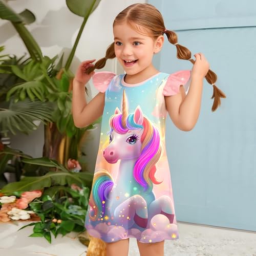 Girl 2PCS Princess Dress Kids Casual Outfit Toddler Long Sleeve Gown Playwear2