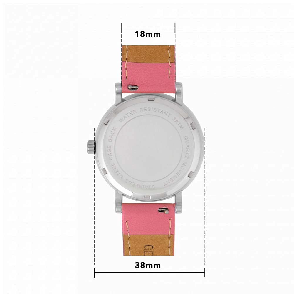 Triathlon Uhr Damen 38mm Gehäuse 3atm wasserdichtes Quarzwerk Luxus modisch