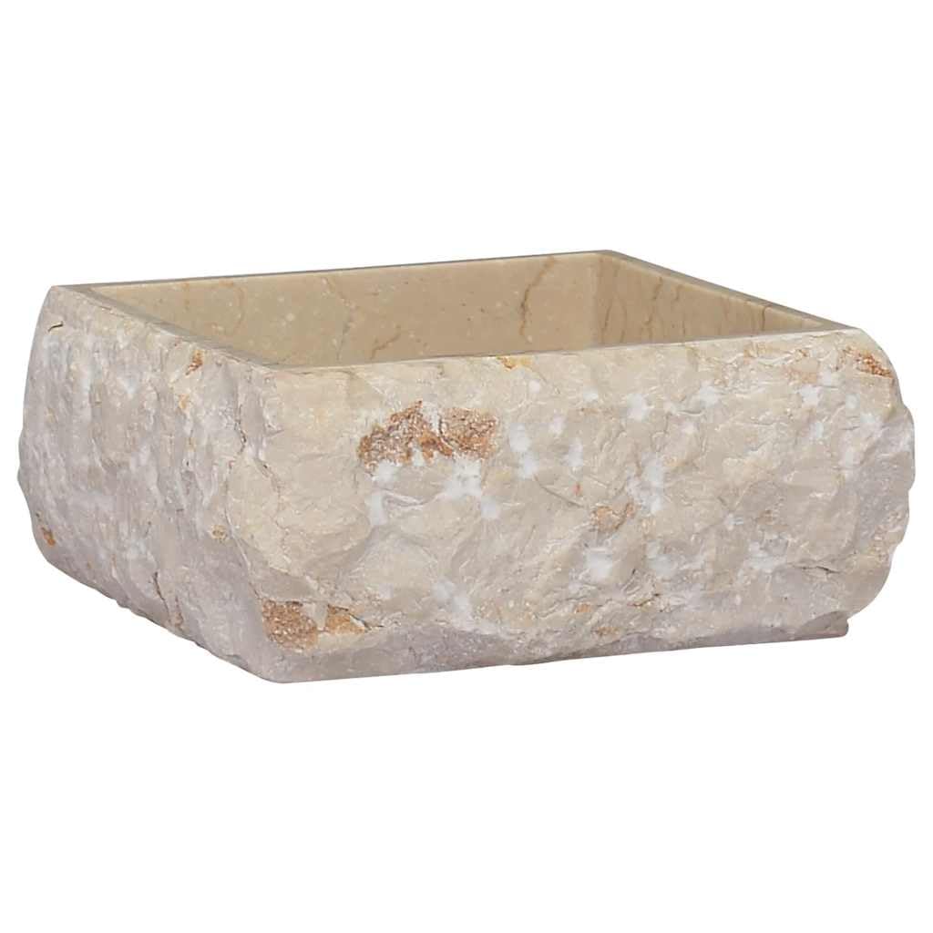 Lavandino Crema 30x30x13 cm in Marmo,Articoli di ferramenta,Prodotti idraulici,Articoli idraulici,Lavandini,Lavandini bagno-149174