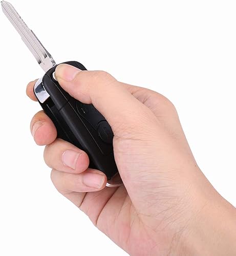 Miniatura 5 de Rexton SsangYong - Terisass - Carcasa plegable con 2 botones de entrada sin llave para automóvil, con control remoto, con llave de repuesto de