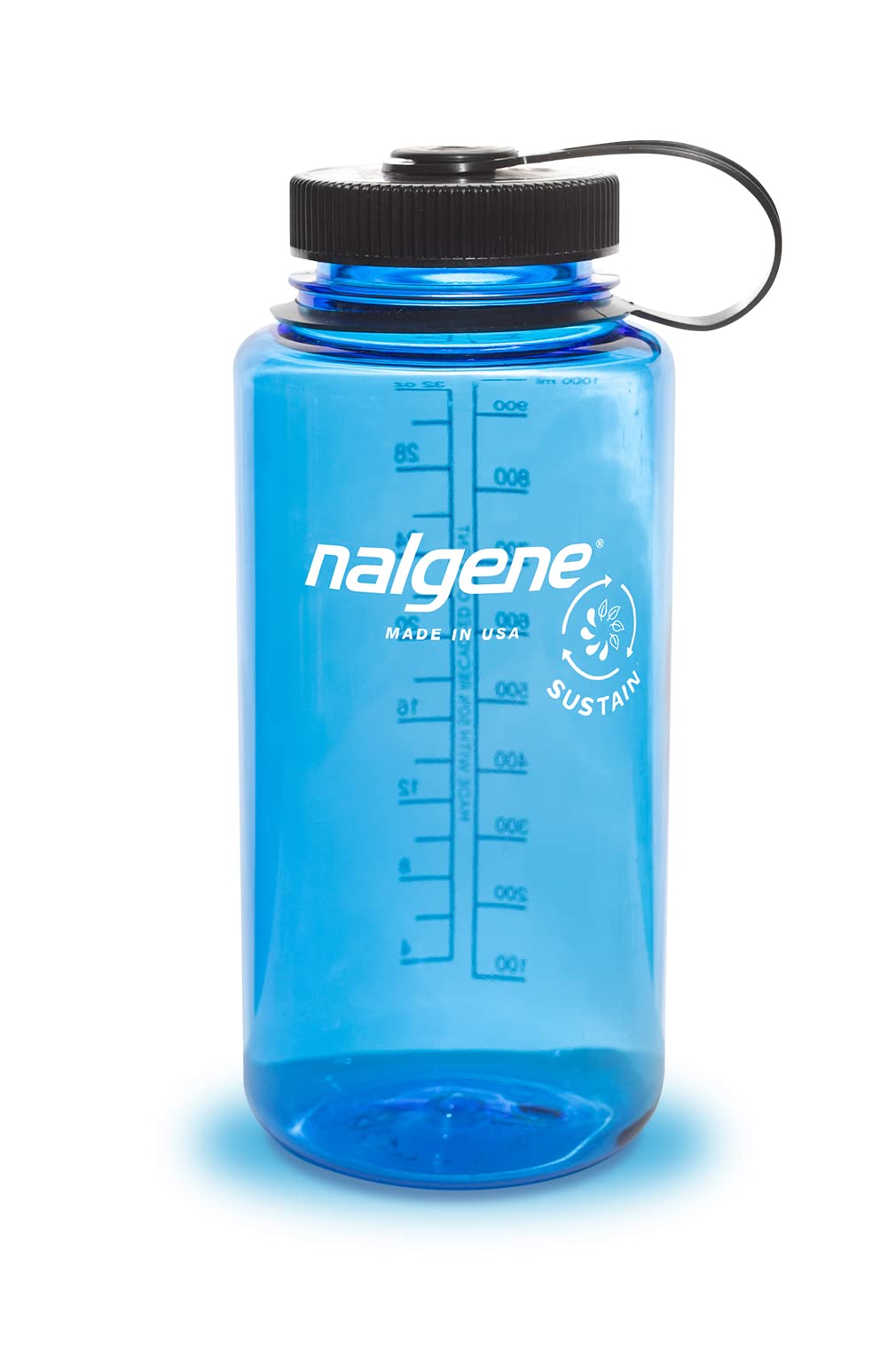 Nalgene Wide Mouth Sustain Tritan 50% Recycled Bottle - Blue, 500ml — image 1