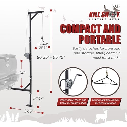 Kill Shot Truck Hitch Deer Hoist