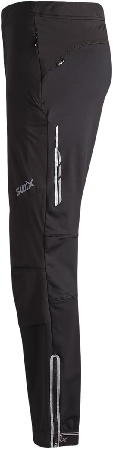 Swix Delda Men's Softshell Pant, Color: Black, Size: M, 242553-10000-M